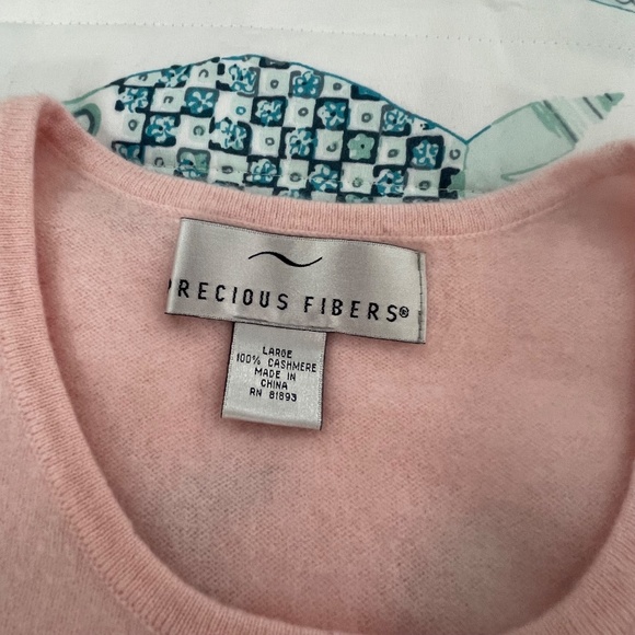 Cashmere Precious Fiber 100% Cashmere Sleeveless Shell Size Large - Picture 7 of 8